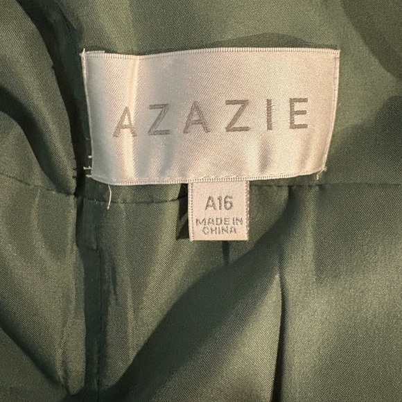 Azazie A16 Eucalyptus Karina Dress - Picture 5 of 6